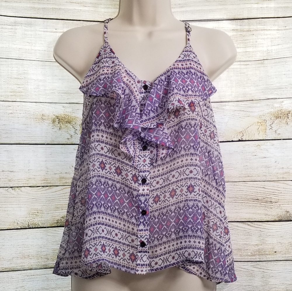 💄 NWOT ARIZONA Ruffle Blouse M